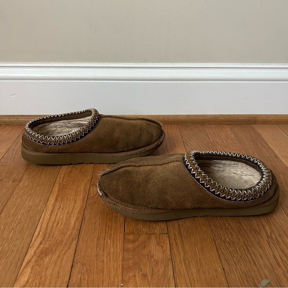 Ugg Australia Tasman Chestnut Brown Tan Slide On Slippers Women’s Size 7 - Picture 5 of 6